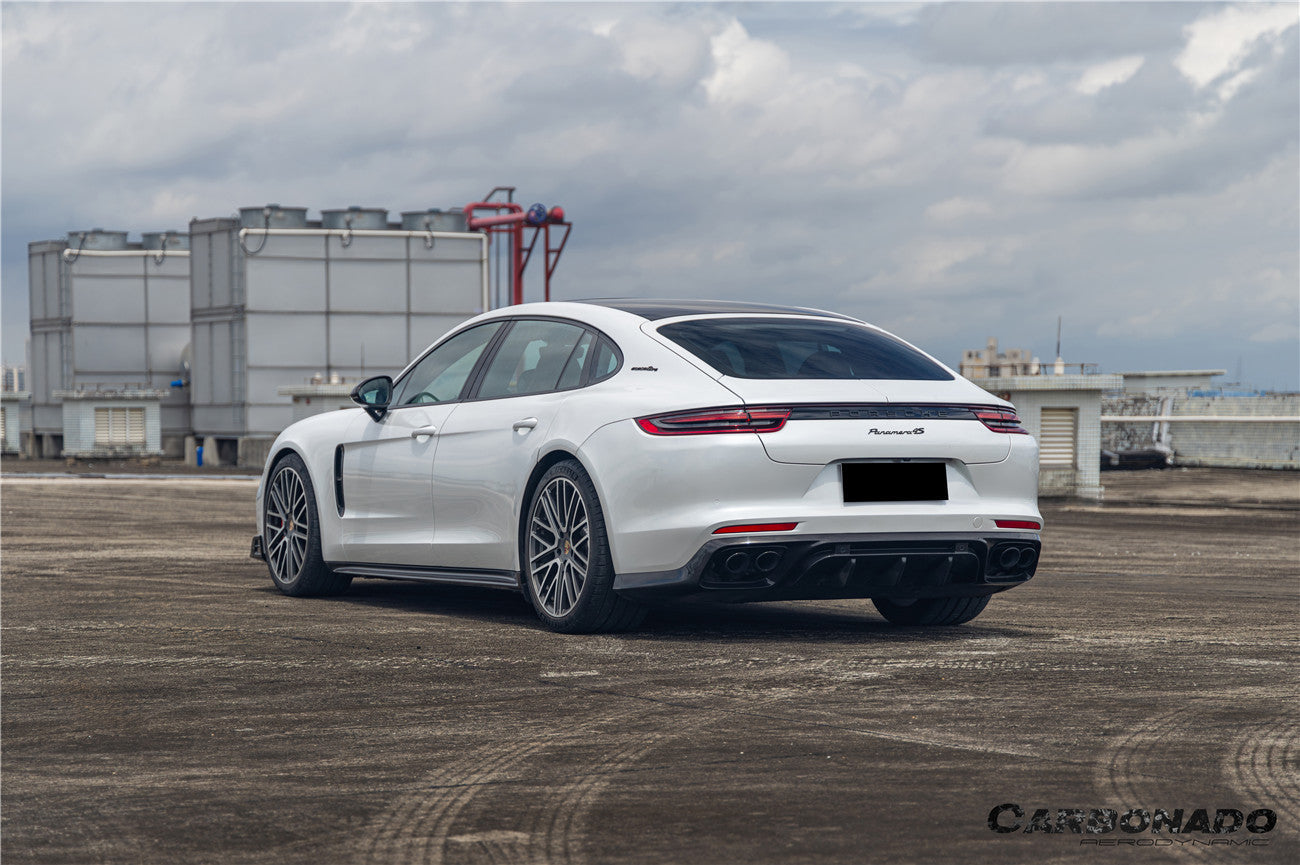 Carbonado KDA Style Dry Carbon Fiber Rear Diffuser | 2017-2023 Porsche Panamera 971