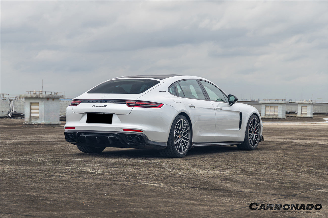Carbonado KDA Style Dry Carbon Fiber Rear Diffuser | 2017-2023 Porsche Panamera 971