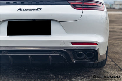 Carbonado KDA Style Dry Carbon Fiber Rear Diffuser | 2017-2023 Porsche Panamera 971