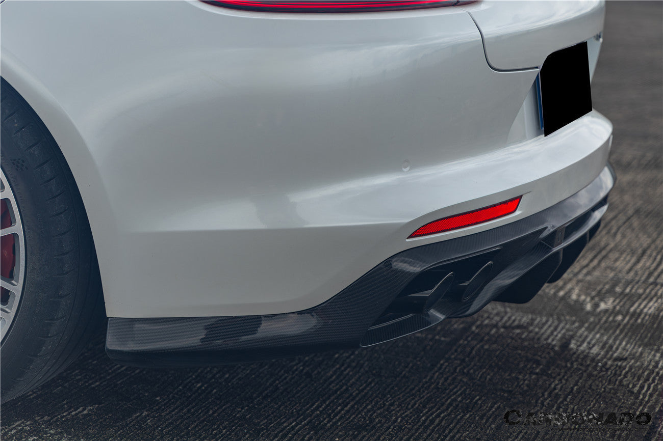 Carbonado KDA Style Dry Carbon Fiber Rear Diffuser | 2017-2023 Porsche Panamera 971