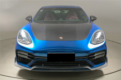 Capó seco de fibra de carbono estilo OEM Porsche Panamera 971 4S Turbo SD GTS 2017-2023 Carbonado