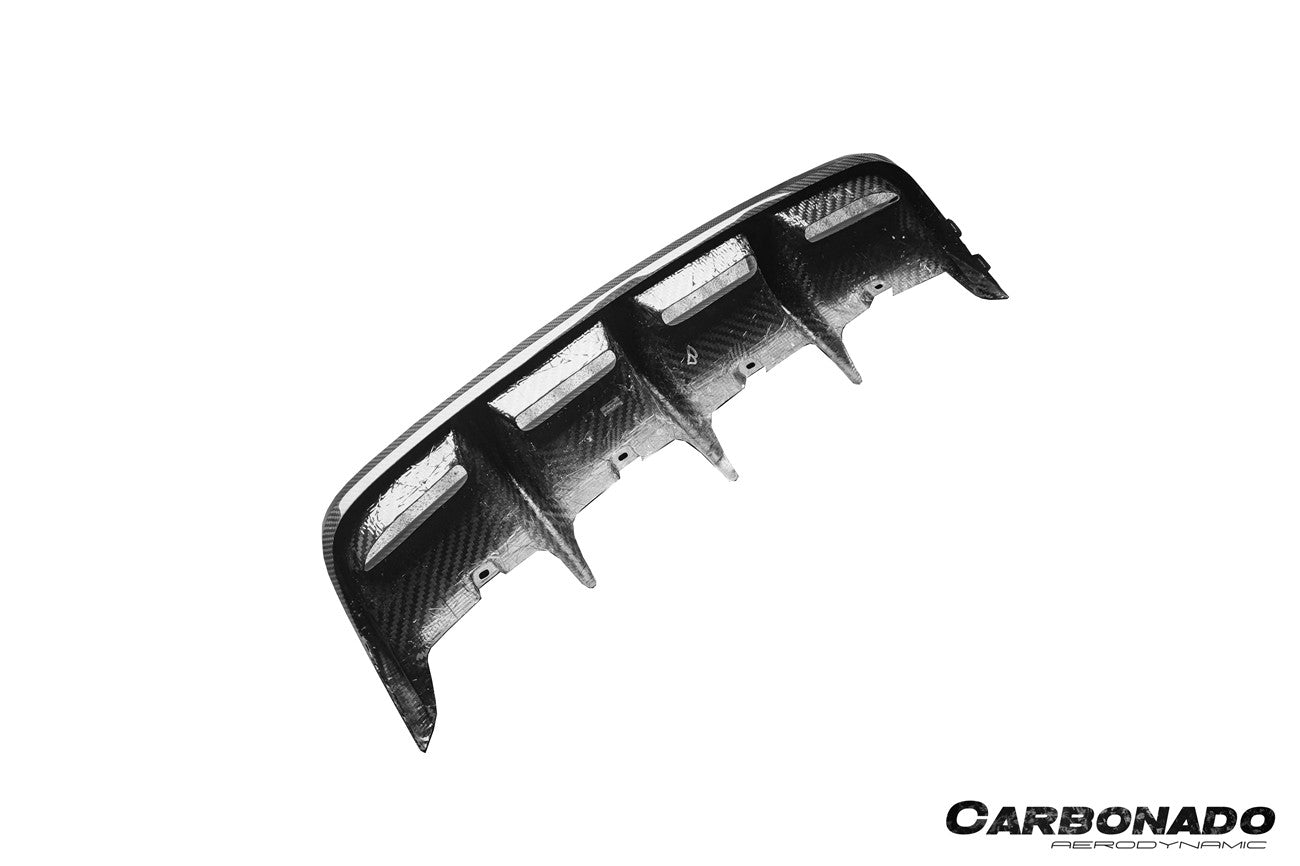 Carbonado 2017-2023 Porsche Panamera 971 SD KDA Style Dry Carbon Fiber Rear Diffuser