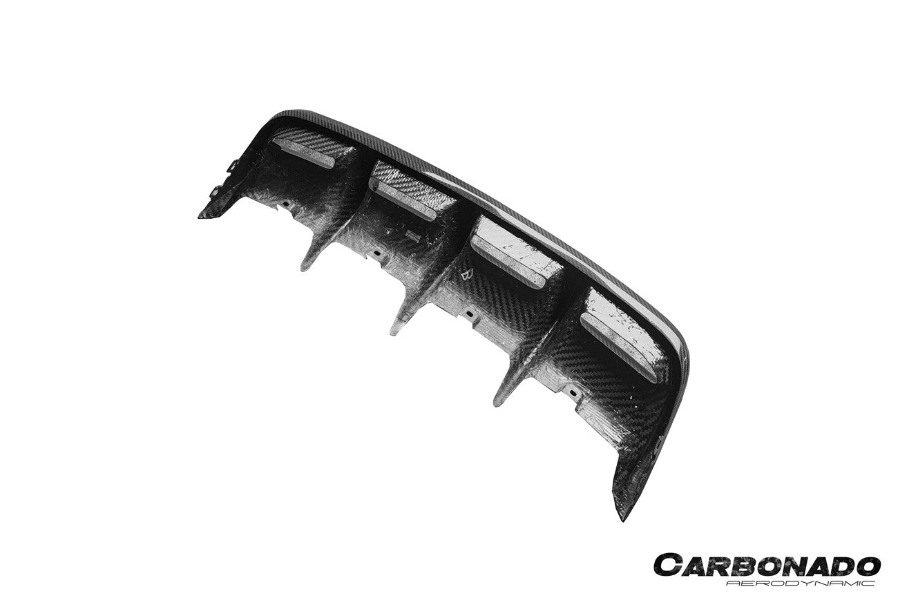 Carbonado 2017-2023 Porsche Panamera 971 SD KDA Style Dry Carbon Fiber Rear Diffuser