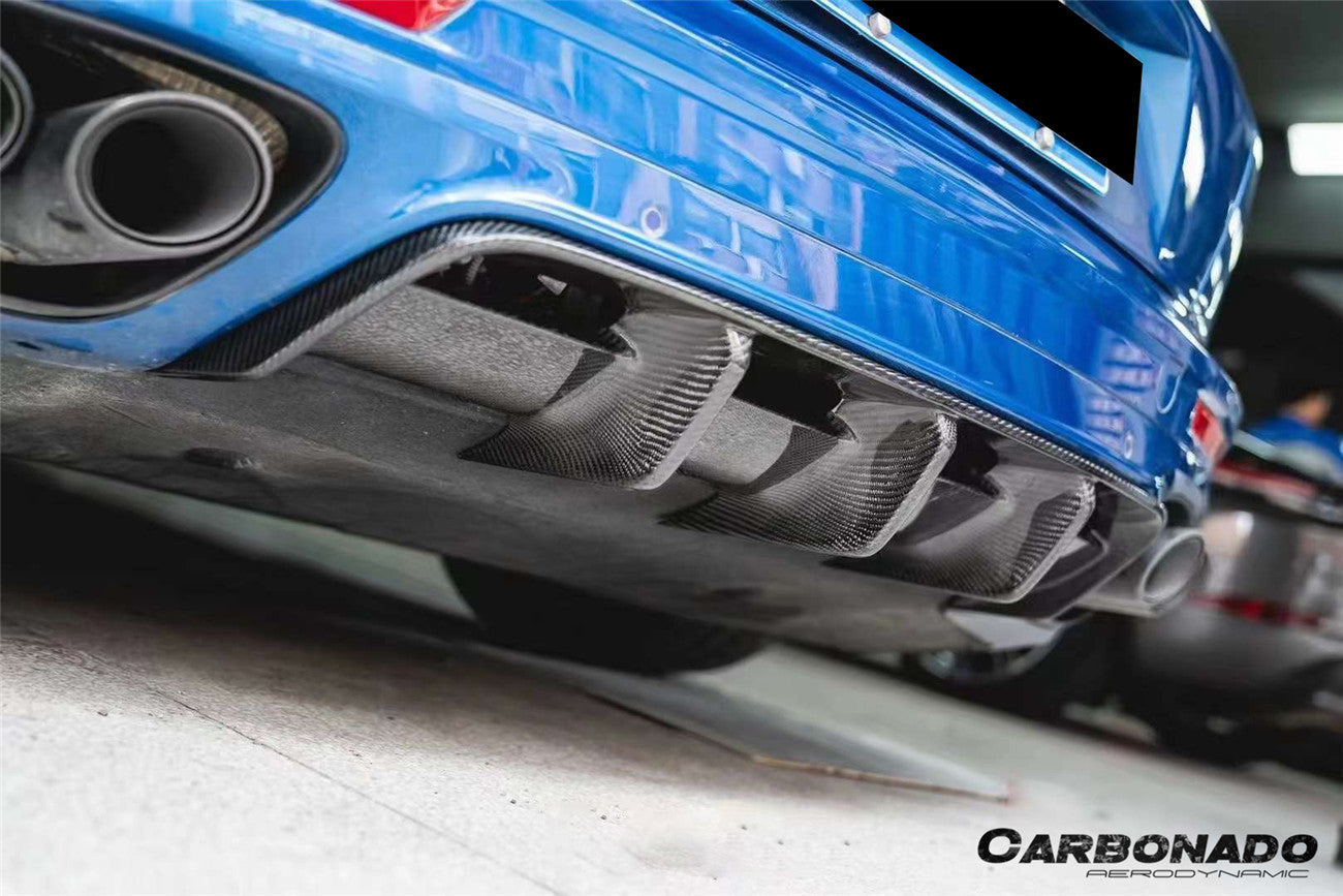 Carbonado 2017-2023 Porsche Panamera 971 SD KDA Style Dry Carbon Fiber Rear Diffuser
