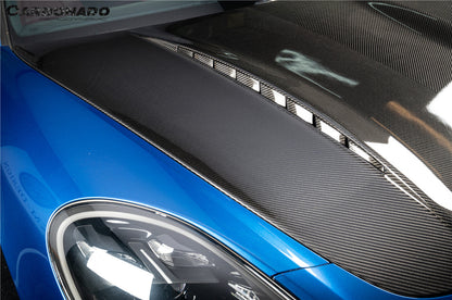 Carbonado 2017-2023 Porsche Panamera 971 4S    Turbo    SD    GTS TP Style Dry Carbon Fiber Hood