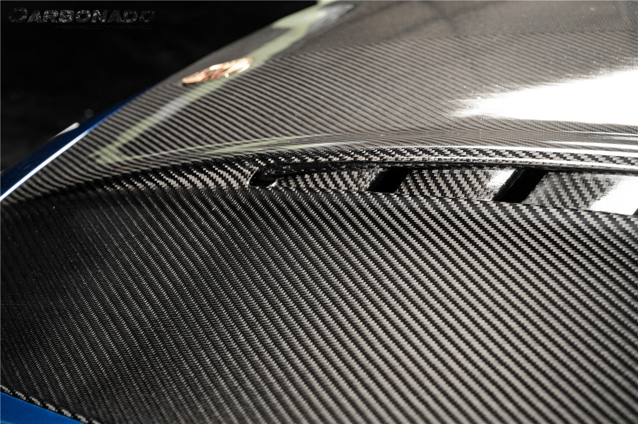 Carbonado 2017-2023 Porsche Panamera 971 4S    Turbo    SD    GTS TP Style Dry Carbon Fiber Hood