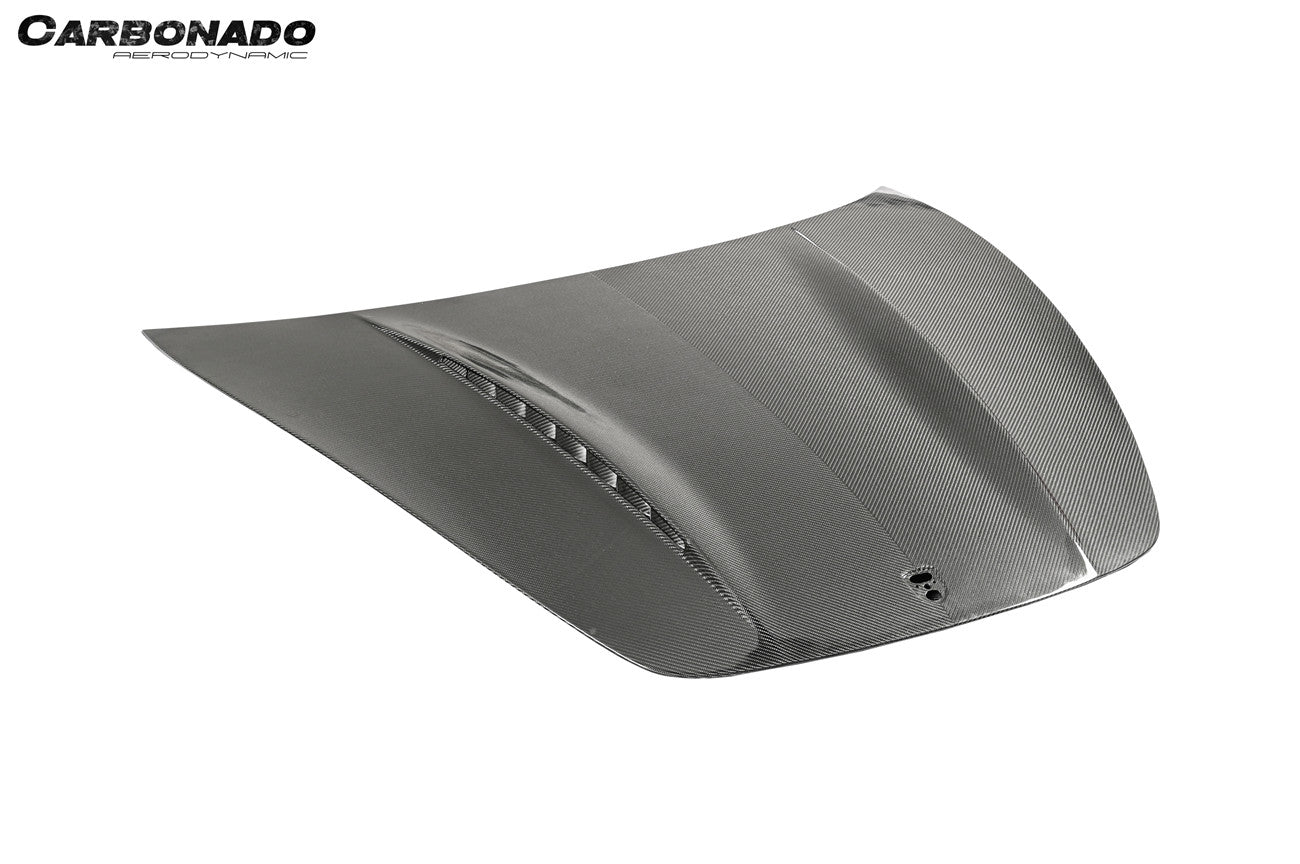 Carbonado 2017-2023 Porsche Panamera 971 4S    Turbo    SD    GTS TP Style Dry Carbon Fiber Hood
