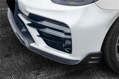 Carbonado 2017-2023 Porsche Panamera 971 Turbo S KDA Style Dry Carbon Fiber Front Lip