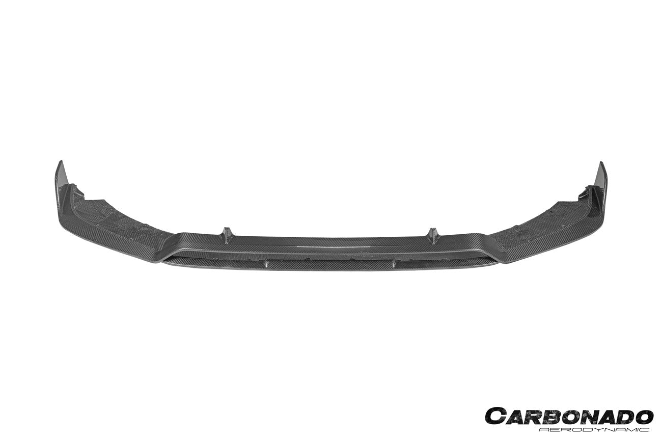 Carbonado 2017-2023 Porsche Panamera 971 Turbo S KDA Style Dry Carbon Fiber Front Lip
