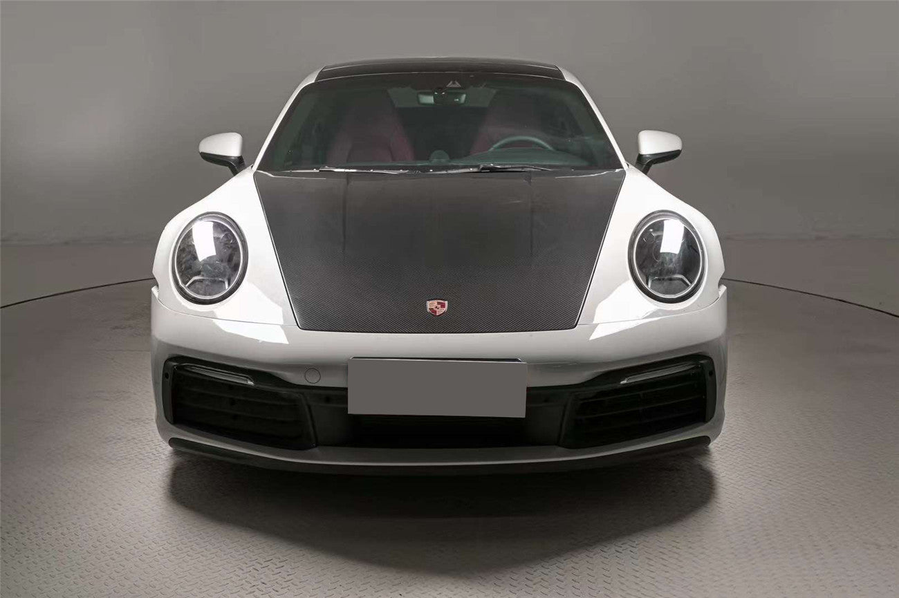 Carbonado 2019-2024 Porsche 911 992 Carrera   Targa    Cabriolet    Turbo OE Style Dry Carbon Fiber Hood