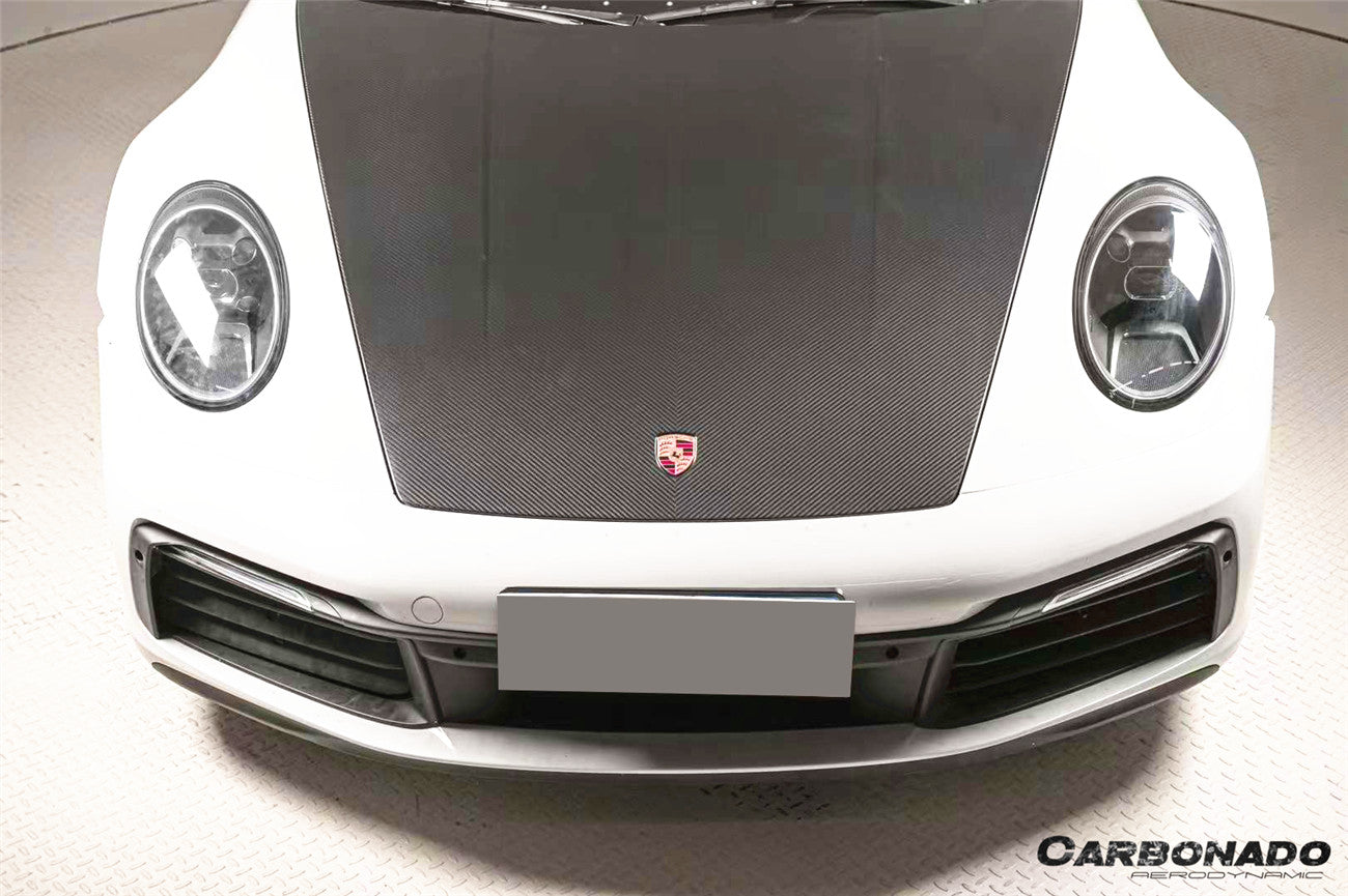 Carbonado 2019-2024 Porsche 911 992 Carrera   Targa    Cabriolet    Turbo OE Style Dry Carbon Fiber Hood