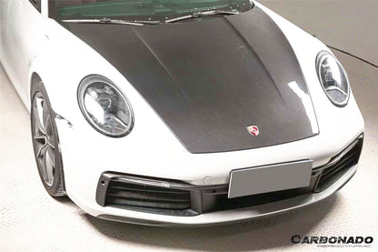 Carbonado 2019-2024 Porsche 911 992 Carrera   Targa    Cabriolet    Turbo OE Style Dry Carbon Fiber Hood