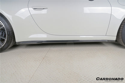 Carbonado 2019-2024 Porsche 911 992 Carrera    Cabriolet Convert Turbo SD Style Dry Carbon Fiber Side Skirts