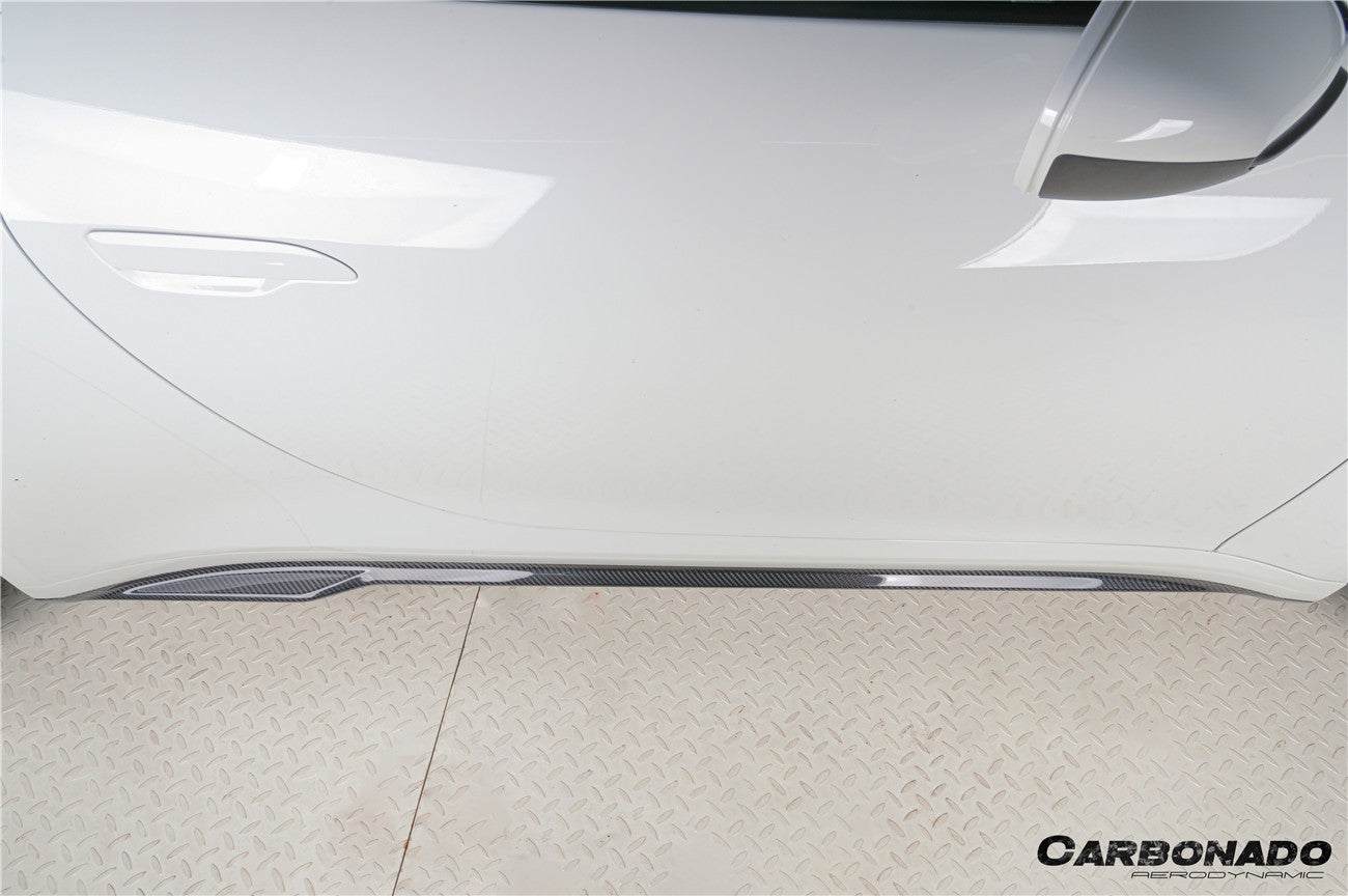 Carbonado 2019-2024 Porsche 911 992 Carrera    Cabriolet Convert Turbo SD Style Dry Carbon Fiber Side Skirts