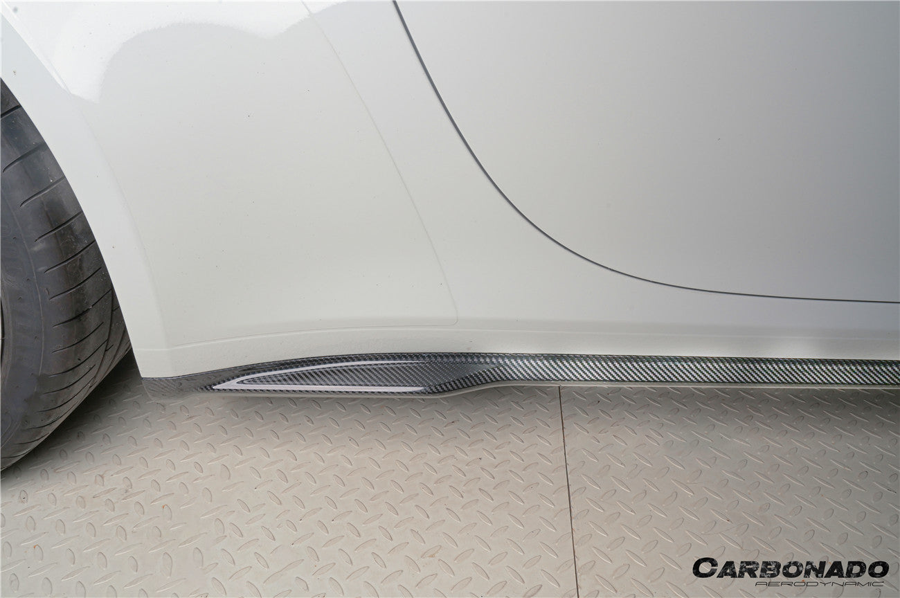 Carbonado 2019-2024 Porsche 911 992 Carrera    Cabriolet Convert Turbo SD Style Dry Carbon Fiber Side Skirts