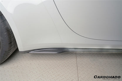 Carbonado 2019-2024 Porsche 911 992 Carrera    Cabriolet Convert Turbo SD Style Dry Carbon Fiber Side Skirts