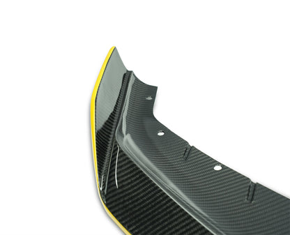 Borde delantero de fibra de carbono seco estilo AD Carbonado para BMW Serie 5 G30 G38 M-tech 2020-2023