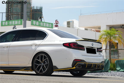 Carbonado 2020-2023 BMW 5 Series G30 G38 M-tech AD Style Dry Carbon Fiber Rear Diffuser Lip