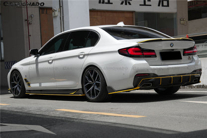 Carbonado 2016-2023 BMW 5 Series G30 G38 M-tech AD Style Dry Carbon Fiber Trunk Spoiler