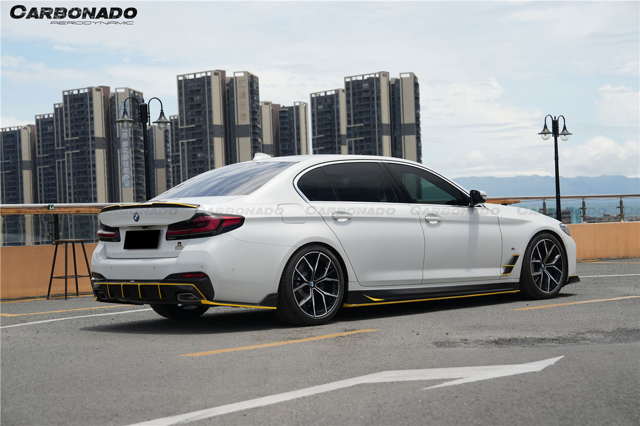 Carbonado 2016-2023 BMW 5 Series G30 G38 M-tech AD Style Dry Carbon Fiber Trunk Spoiler