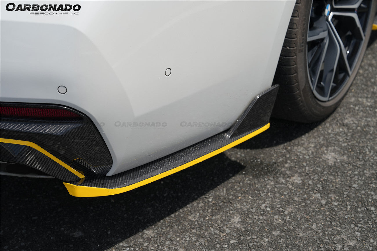 Carbonado 2020-2023 BMW 5 Series G30 G38 M-tech AD Style Dry Carbon Fiber Rear Diffuser Lip