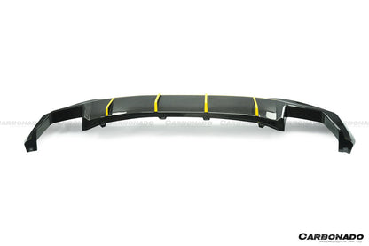 Carbonado 2020-2023 BMW 5 Series G30 G38 M-tech AD Style Dry Carbon Fiber Rear Diffuser Lip