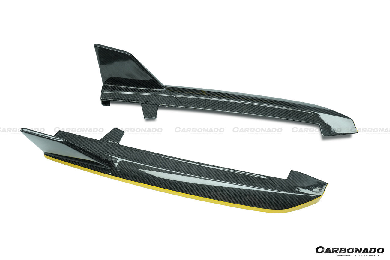Carbonado 2020-2023 BMW 5 Series G30 G38 M-tech AD Style Dry Carbon Fiber Rear Diffuser Lip