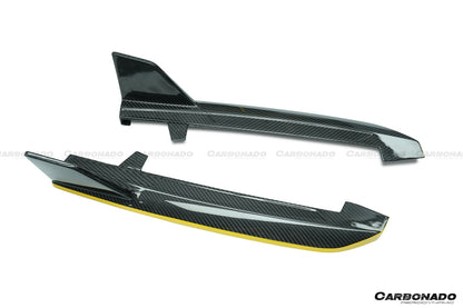 Carbonado 2020-2023 BMW 5 Series G30 G38 M-tech AD Style Dry Carbon Fiber Rear Diffuser Lip