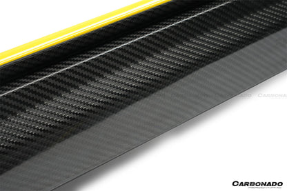 Carbonado 2016-2023 BMW 5 Series G38 M-tech AD Style Dry Carbon Fiber Side Skirts