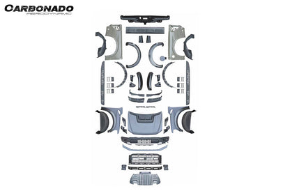 Kit de carrocería ancha completa estilo Raptor para Ford F150 Carbonado 2021-2023