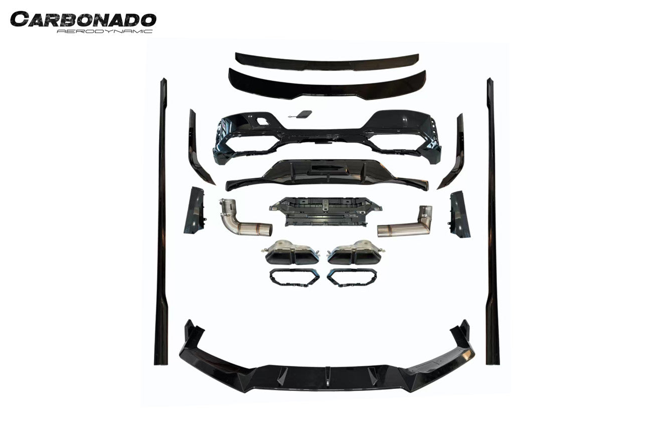 Carbonado 2023-2025 BMW 7 Series G70 M760 Black Knight Style Full body kit