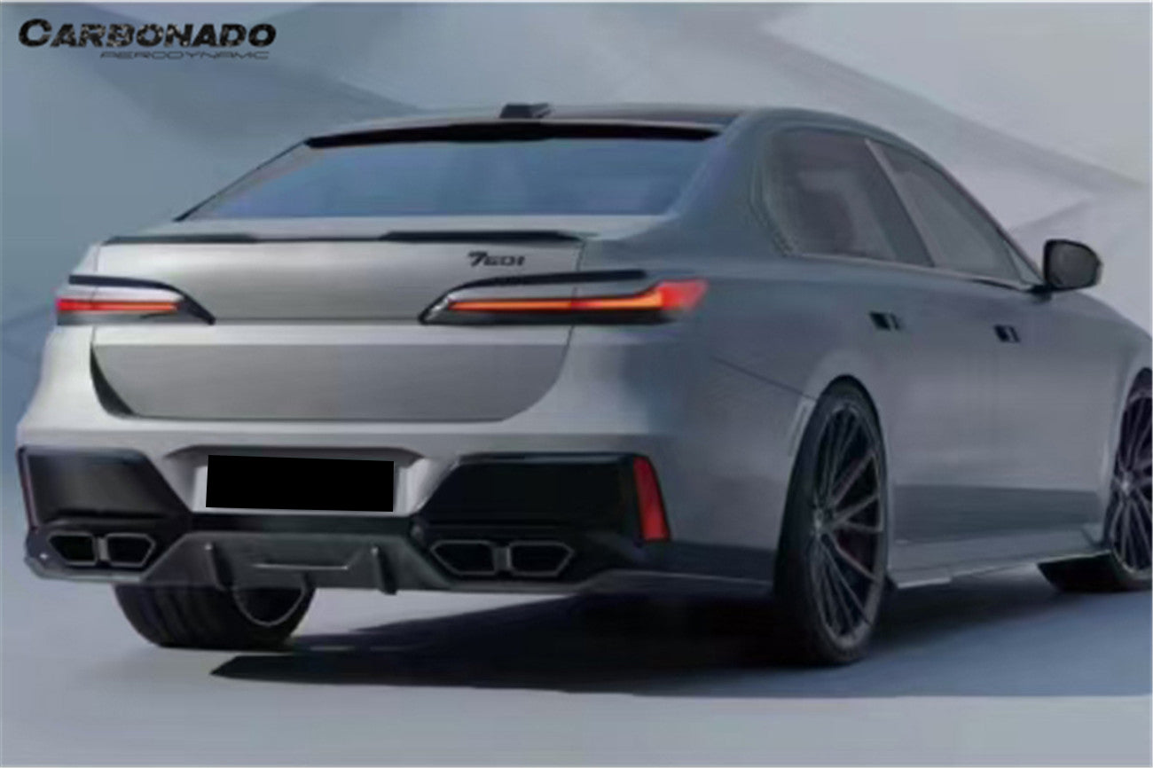 Carbonado 2023-2025 BMW 7 Series G70 M760 Black Knight Style Full body kit