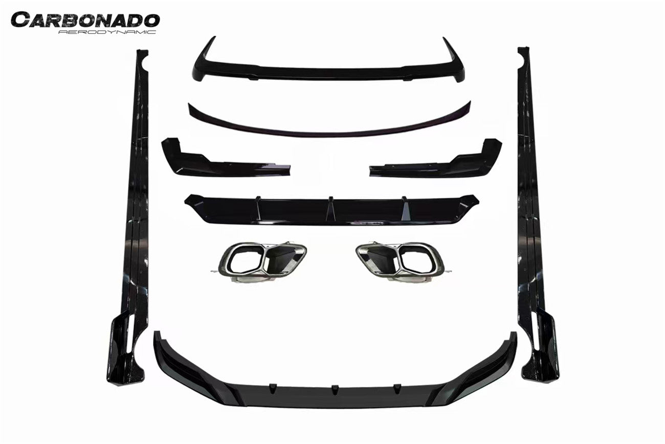 Carbonado 2023-2025 BMW X7 G07 LCI Black Knight Style Full body kit