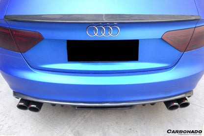 Carbonado 2009-2015 Audi A5 Coupe Sport Style Carbon Fiber Trunk Spoiler