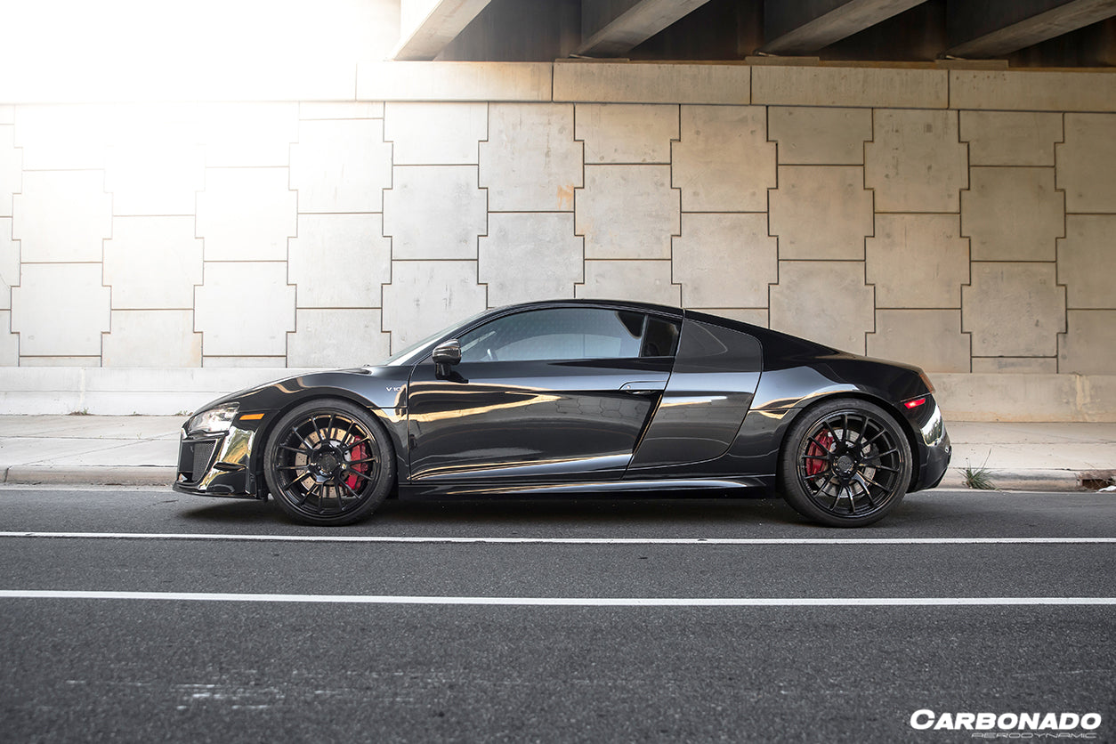Carbonado 2006-2015 Audi R8 V8 V10 Coupe Spyder DPGT Style Rear Bumper With Exhaust Tips