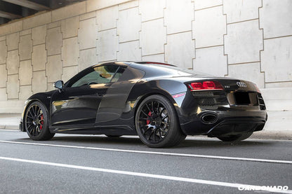 Carbonado 2006-2015 Audi R8 V8 V10 Coupe Spyder DPGT Style Rear Bumper With Exhaust Tips