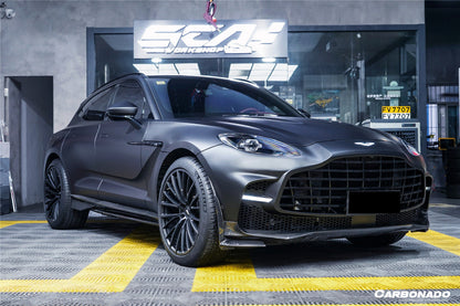 Carbonado 2021-2024 Aston Martin DBX 707 Style Dry Carbon Fiber Front Bumper With Lights