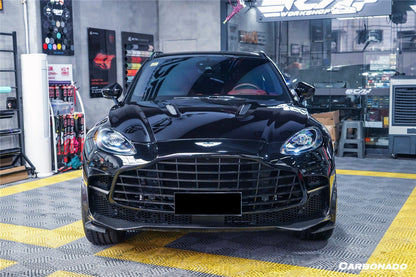 Carbonado 2021-2024 Aston Martin DBX 707 Style Dry Carbon Fiber Front Bumper With Lights