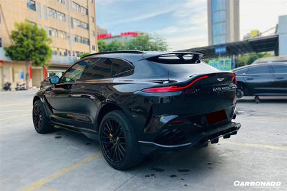Carbonado 2021-2024 Aston Martin DBX 707 Style Dry Carbon Fiber Rear Bumper with  Exhaust tips