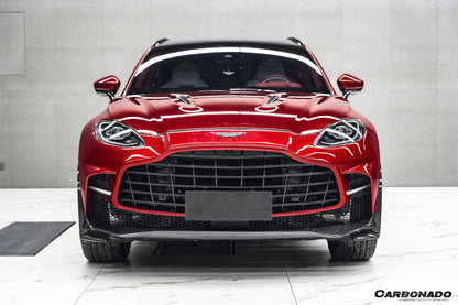 Carbonado 2021-2024 Aston Martin DBX 707 Style Dry Carbon Fiber Front Bumper With Lights