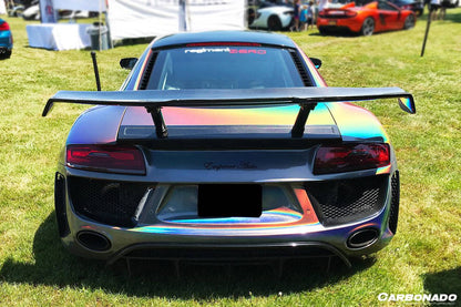 Carbonado 2006-2015 Audi R8 Coupe PI Style Carbon Fiber Trunk Spoiler Wing
