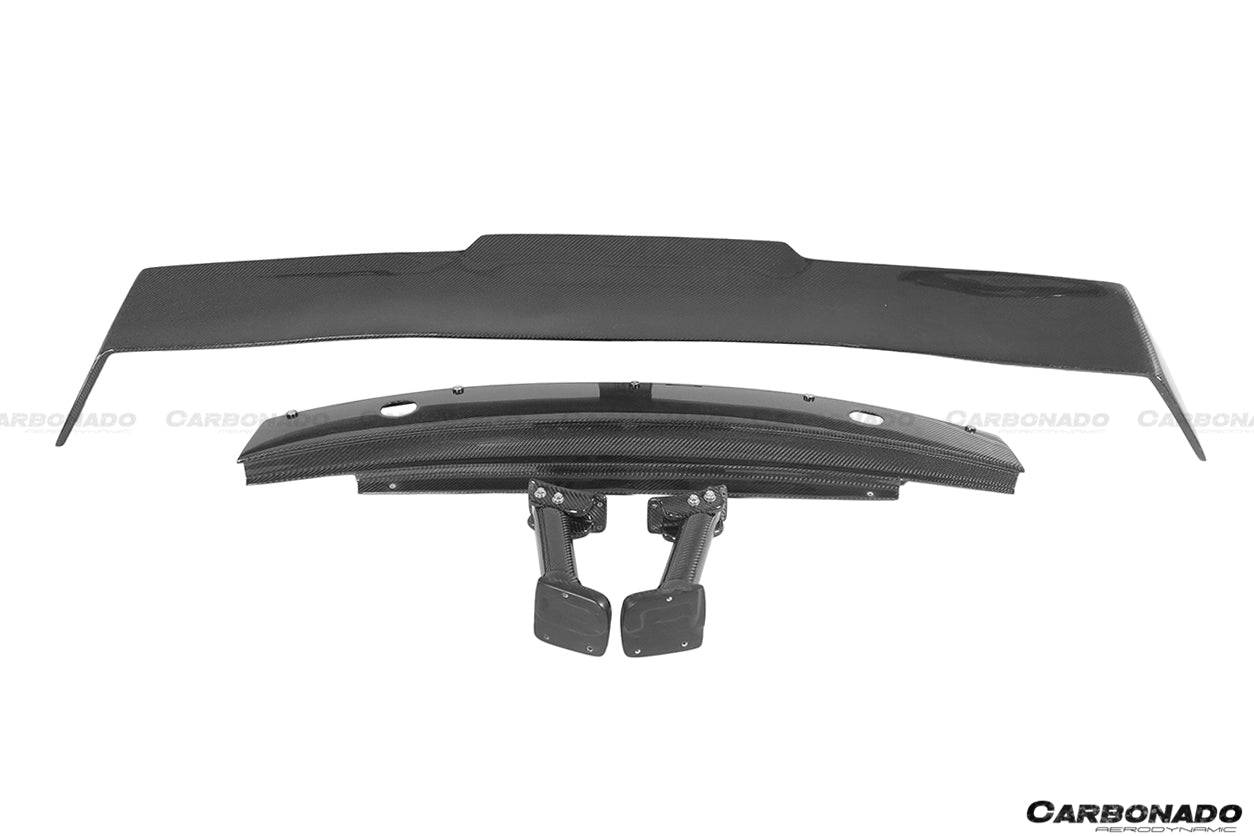 Carbonado 2006-2015 Audi R8 Coupe PI Style Carbon Fiber Trunk Spoiler Wing