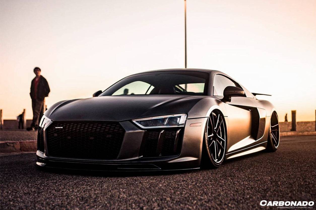 Carbonado 2016-2019 Audi R8 VRS Style Carbon Fiber Front Lip