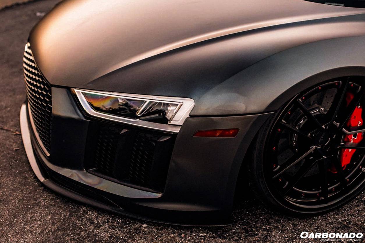 Carbonado 2016-2019 Audi R8 VRS Style Carbon Fiber Front Lip