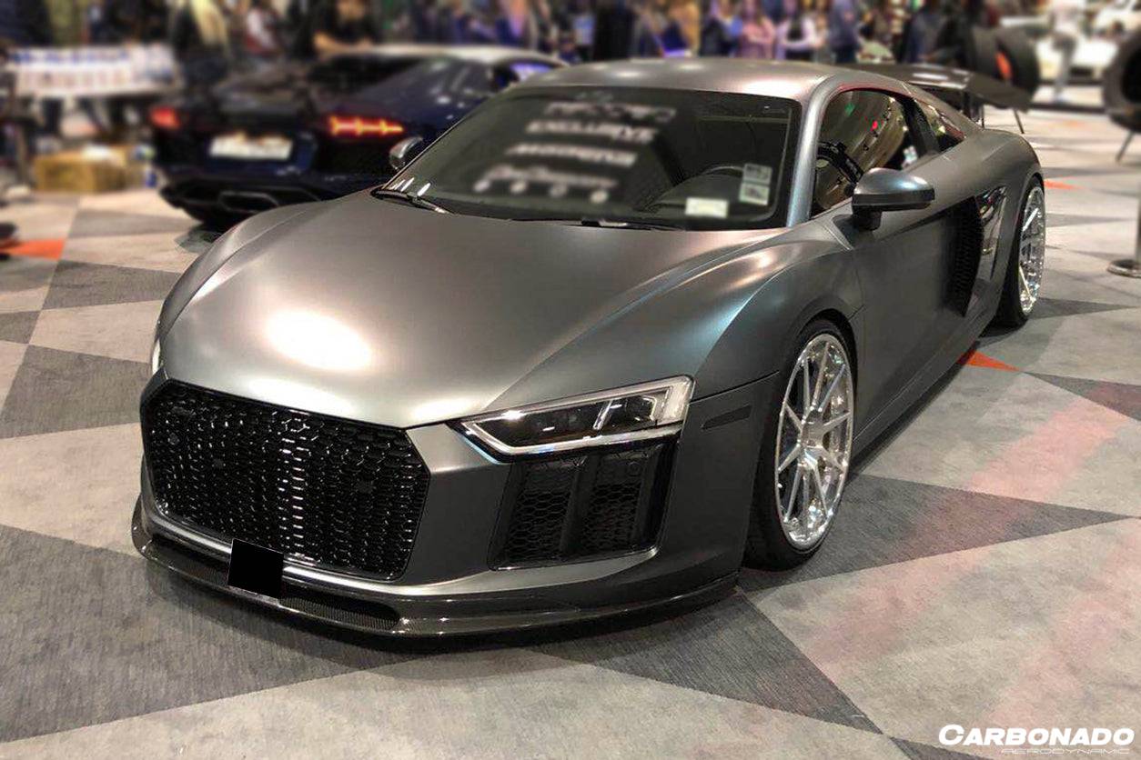 Carbonado 2016-2019 Audi R8 VRS Style Carbon Fiber Front Lip