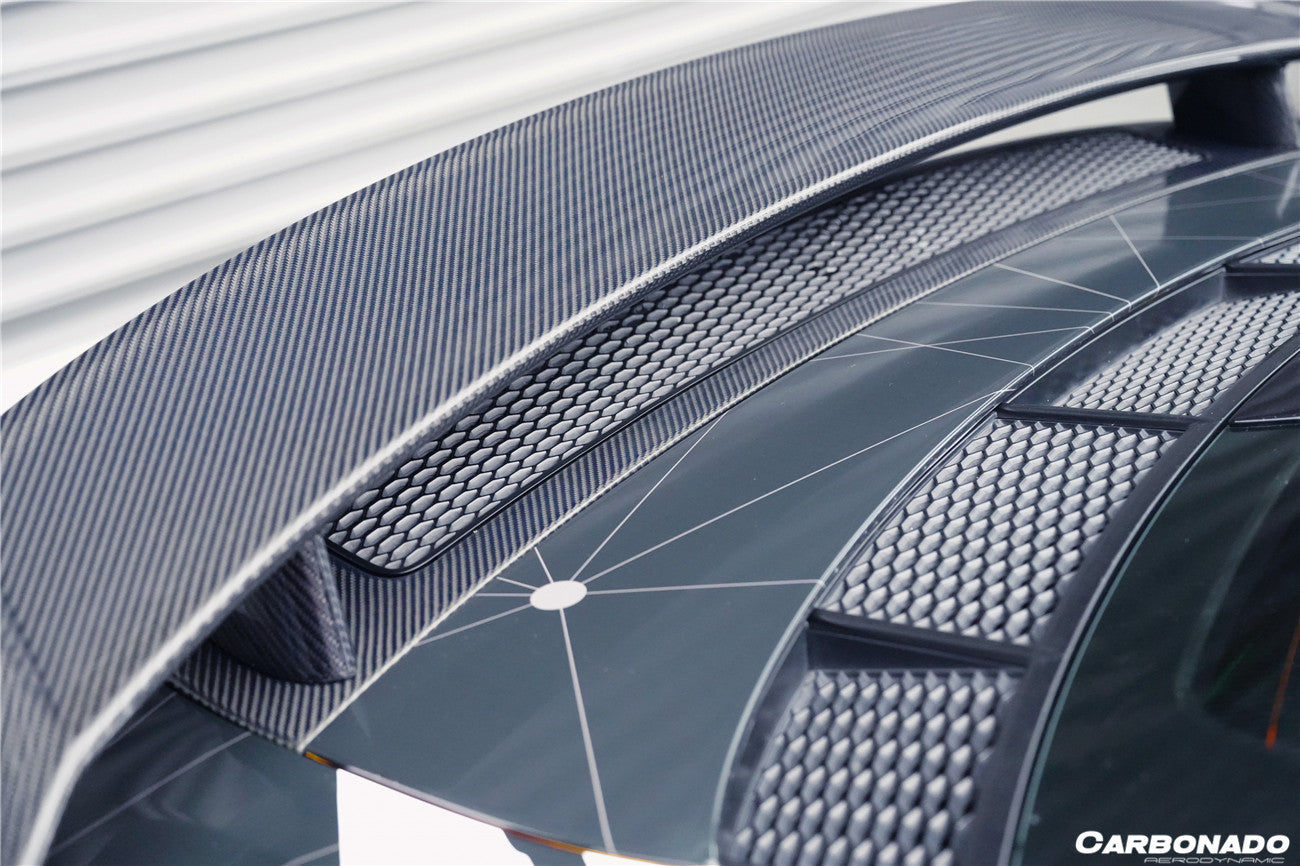 Carbonado 2016-2025 Audi R8 GEN2 Coupe ONLY GT Style Carbon Fiber Trunk Wing