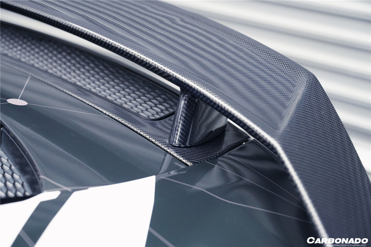 Carbonado 2016-2025 Audi R8 GEN2 Coupe ONLY GT Style Carbon Fiber Trunk Wing