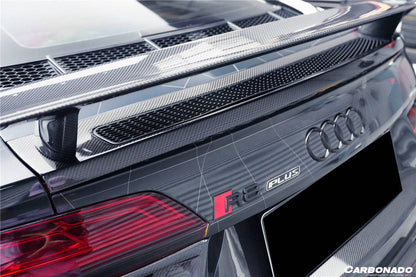 Carbonado 2016-2025 Audi R8 GEN2 Coupe ONLY GT Style Carbon Fiber Trunk Wing