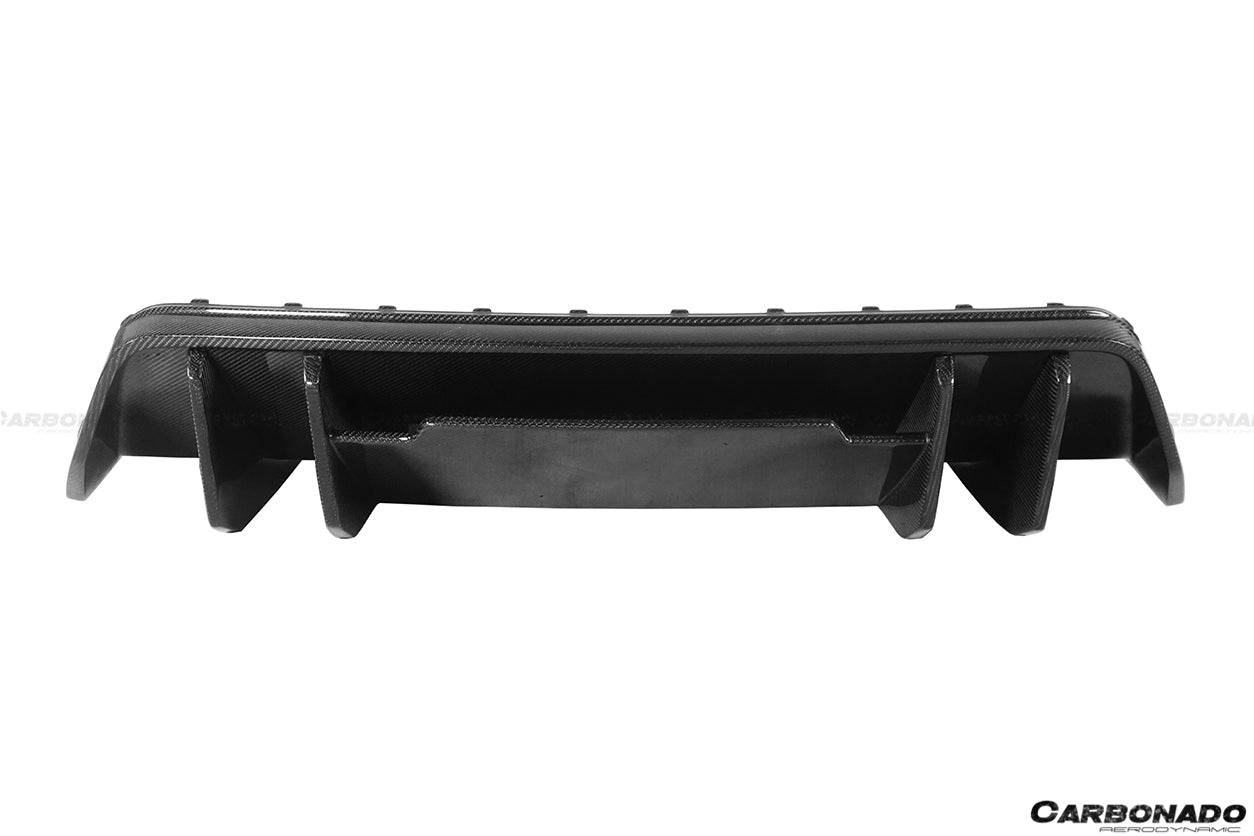 Carbonado 2016-2019 Audi R8 Coupe Spyder VRS Style Carbon Fiber Rear Diffuser