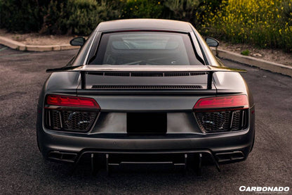 Carbonado 2016-2019 Audi R8 Coupe Spyder VRS Style Carbon Fiber Rear Diffuser
